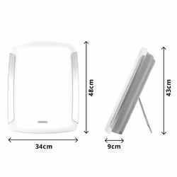 Duronic SADV1 - Medically Certified - SAD Light Therapy Box for Seasonal Affective Disorder - 10000 Lumens Lamp