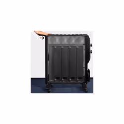 Duronic Heater HV220 with Mica Panels | 2kW | Electric | Radiant and Convection | Micathermic | Convector Heater with Thermostat | 2 Heat Setting