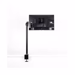 Duronic DM15 DM25 DM35 80cm Monitor Stand Pole, Compatible with All Duronic Monitor Desk Mount Arms, Steel, 32mm Diameter, Clamp Included (Black)