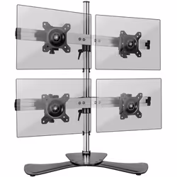 Duronic DM754 Quad Monitor Stand for Four 15-24
