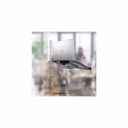 Duronic DML1 /BK Laptop Attachment Stand, Support Tray for Laptop, Tablet or MacBook, VESA 75/100, 8kg Capacity, For Duronic Desk Mounts (Black)