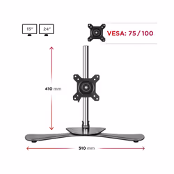 Duronic DM751 Single Monitor Stand for One 15-24