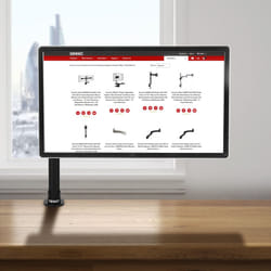 Duronic DM251X3 Single LCD LED Desk 13"-27" Mount Arm Monitor Stand Bracket