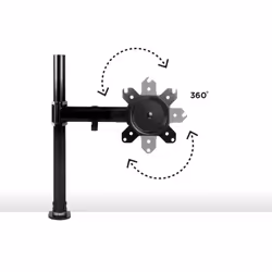 Duronic DM251X3 Single LCD LED Desk 13"-27" Mount Arm Monitor Stand Bracket