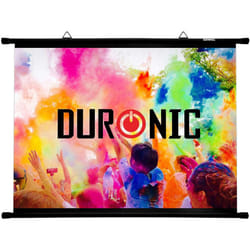 Duronic BPS50/43 Simple Bar Wall Mountable HD Projection Screen for | School | Theatre | Cinema | Home Projector Screen â 50â -4:3 Matte White Scr