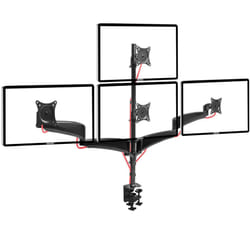 Duronic DM453VX1 Quad Monitor Stand for Four 15-27