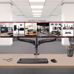 Duronic DM453VX1 Quad Monitor Stand for Four 15-27