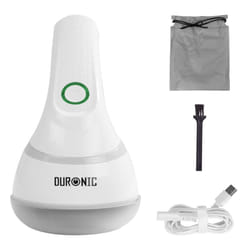 Duronic FS16USB Fabric Shaver, Electric De-Bobbler, Removes Lint and Bobbles from Clothes, Fuzz and Fabric Pill Remover, Rotating Handle, USB Charging