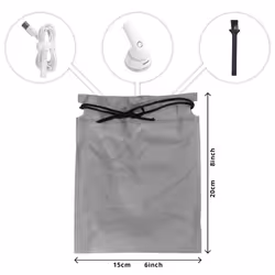 Duronic FS16USB Fabric Shaver, Electric De-Bobbler, Removes Lint and Bobbles from Clothes, Fuzz and Fabric Pill Remover, Rotating Handle, USB Charging - Additional view 4