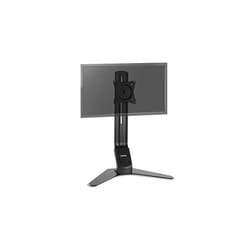 Duronic DM12D1 Monitor Arm Stand | Single PC Desk Mount | Height Adjustable | For One 17-27" Screen | Ergonomic | VESA 75/100 | Screens up to 8kg