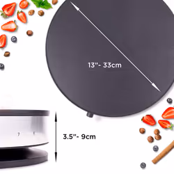 Duronic PM131 Crepe Maker, 33cm Electric Pancake Machine, 1300W, Cook Traditional French Crepes and Galettes, Non-Stick, Includes Creperie Utensils