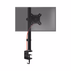 Duronic DM151X1 Single Monitor Stand for 13-32â PC Screen Up to 8KG, VESA Bracket, Ergonomic Arm with Adjustable Height/Til ...