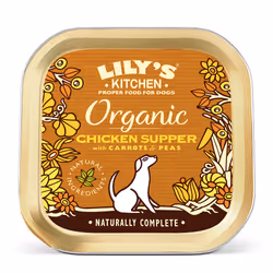 Lily's Kitchen Organic Chicken Supper, Universal, Any breed, Chicken, Fish, Pork, 150 g