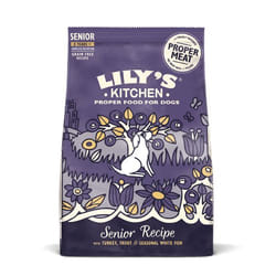 Lily's Kitchen Turkey & Trout Dry Food for Senior Dogs 1 kg Adult Trout, Turkey, Whitefish
