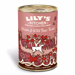 Lily's Kitchen Venison & Wild Boar Terrine, Universal, Any breed, Boar, Venison, 400 g