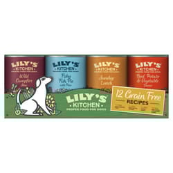 Lily's Kitchen Grain Free Wet Dog Food, 12 x 400 g