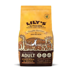 Lily's Kitchen Adult Chicken and Duck Complete Dry Food for Dogs, 12 kg