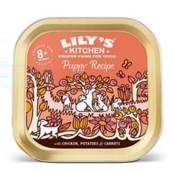 Lily's Kitchen Wet Dog Tray Puppy Recipe Chicken 150g (Pack of 10)