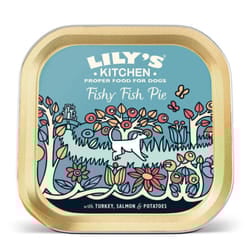 Lily's Kitchen Wet Dog Tray Fishy Fish Pie 150g (Pack of 10)
