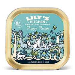Lily's Kitchen Wet Dog Tray Puppy Recipe Turkey & Duck 150g (Pack of 10)