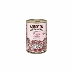 Lily's Kitchen Puppy Turkey and Duck Complete Wet Dog Food, 400 g, Pack of 6