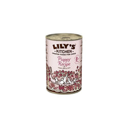 Lily's Kitchen Puppy Turkey and Duck Complete Wet Dog Food, 400 g, Pack of 6