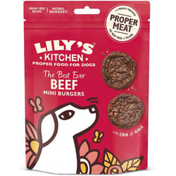 Lily's Kitchen Dog Treats The Best Ever Beef Mini Burgers (8 x 70 g)