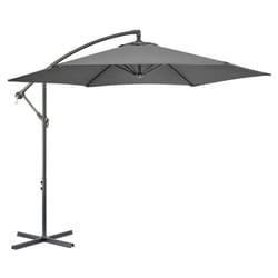 3m Cantilever Parasol Garden Banana Hanging - Grey