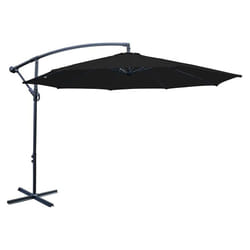 3m Cantilever Parasol Garden Banana Hanging - Black