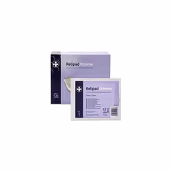 Sterile Relipad Xtreme Low Adherent Dressing Pads, 10 cm Length x 10 cm Width Box of 50