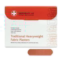Dependaplast Fabric Plasters Heavy Weight 7.5cm x 2.5cm (BX-100)