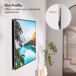 TV Wall Bracket for 26-55" Screens, TV Bracket with Spirit Level, Flat to Wall Mount with Tilt, 45kg Capacity, Max VESA: 400x400mm