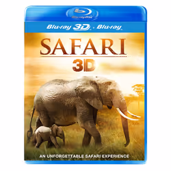 Kaleidoscope Safari 3D, Blu-ray, English, Documentary, 3D, 90 min, Kaleidoscope Home Entertainment
