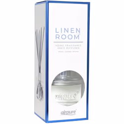 AIRPURE Reed Diffuser, 100ml Oil Set with Sticks, 8X Black Reeds, Continuous Room Scent, Diffusers for Home Use in Living Roo ...