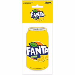 Fanta Car Air Freshener Fragrance Scent 2D - Lemon