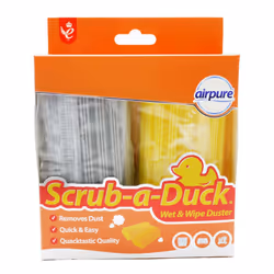 Airpure Scrub-A-Duck Duster Wet & Wipe 2 Pack