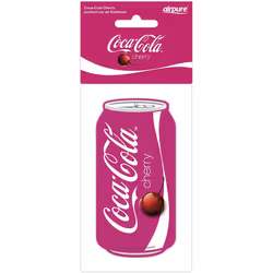 Coca-Cola Can Car Air Freshener Fragrance Scent 2D - Cherry Coca-Cola
