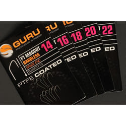 Guru F1 Maggot Barbless Hooks - Size 20