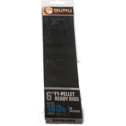 Guru 6 Inch Barbless F1-Pellet Ready Rigs - Size 20 - 3lb