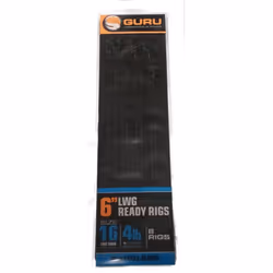 Guru 6 Inch LWG Barbless Ready Rigs - Size 12 - 6lb
