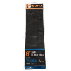 Guru 6 Inch LWG Barbless Ready Rigs - Size 12 - 6lb