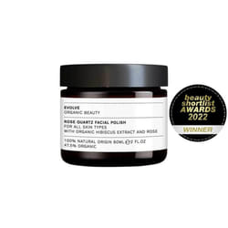 Evolve Beauty Facial Polish Face Scrub Rose Quartz Natural Exfoliator 60ml