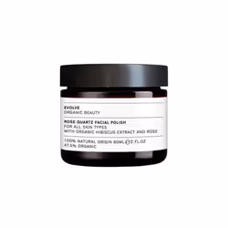 Evolve Beauty Facial Polish Face Scrub Rose Quartz Natural Exfoliator 60ml