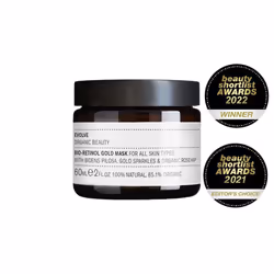 Evolve Beauty Gold Facial Mask Bio Retinol Anti Ageing Skin Nourish Firming 60ml