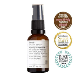 Evolve Beauty Face Serum 30ml Peptide 360 Anti-ageing/Wrinkle Bio Retino Formula