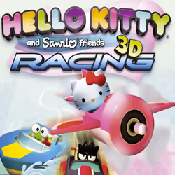 PQube Hello Kitty and Sanrio Friends 3D Racing, Nintendo 3DS, Physical media