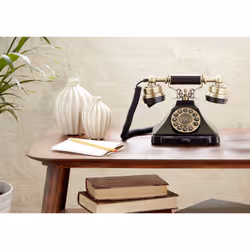 GPO Retro Duke Analog telephone Black