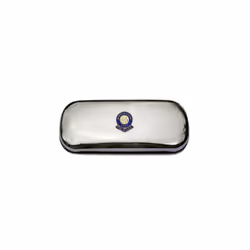 Birmingham City football club polished chrome glasses case