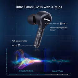 Mpow M9 True Wireless Earbuds Black