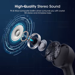 Mpow M9 True Wireless Earbuds Black
